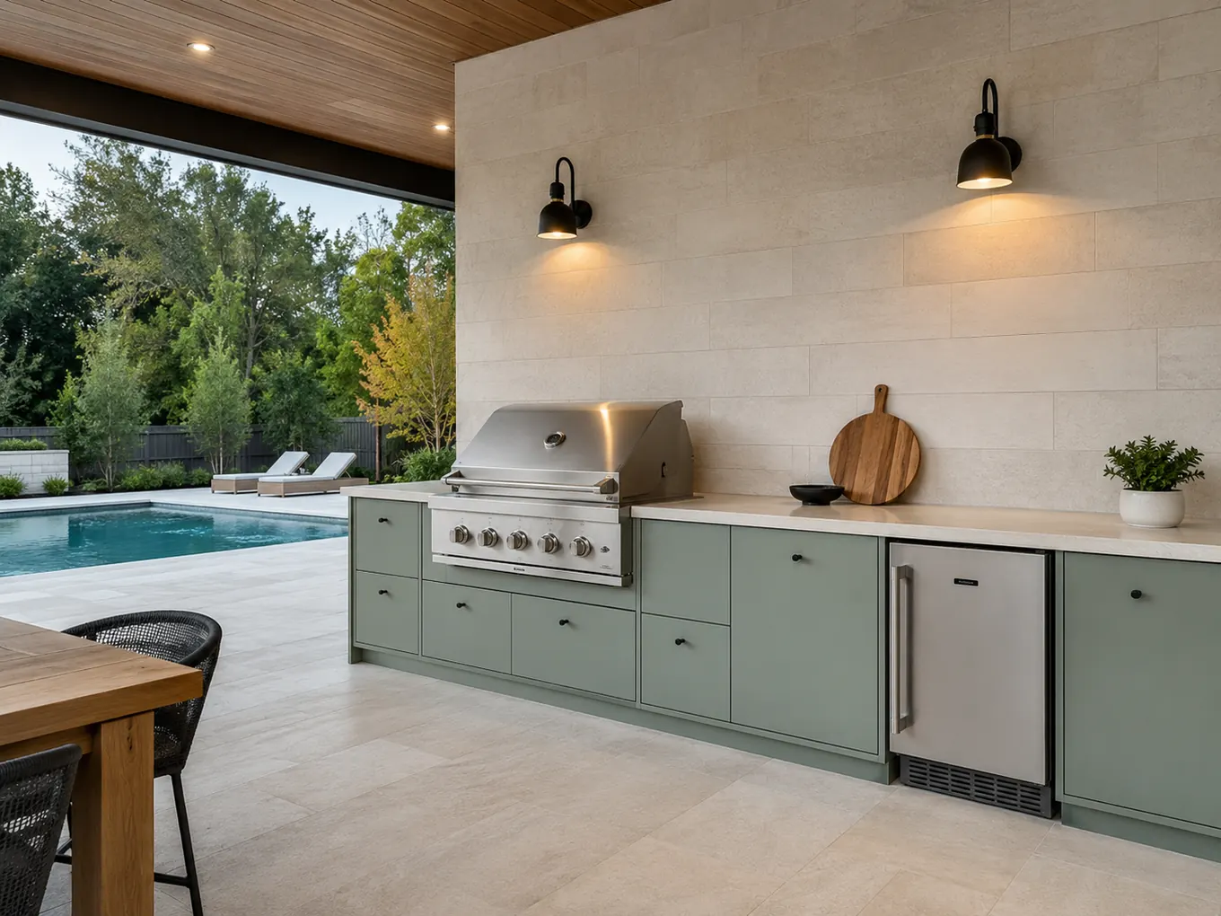 Sage outdoor kitchen